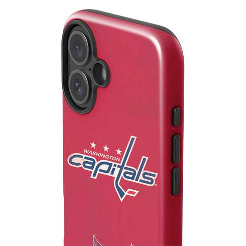 NHL Washington Capitals Distressed iPhone 16 Impact Case