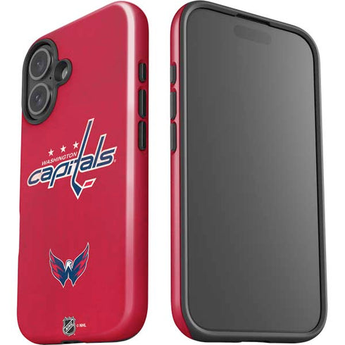 NHL Washington Capitals Distressed iPhone 16 Impact Case