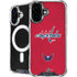 NHL Washington Capitals Distressed iPhone 16 MagSafe Case