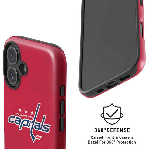 NHL Washington Capitals Distressed iPhone 16 Magsafe Impact Case
