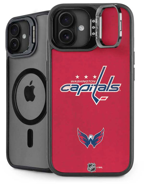 NHL Washington Capitals Distressed iPhone 16 Plus Kickstand Case