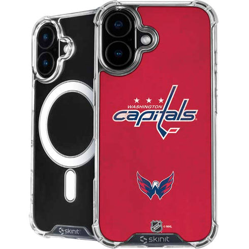 NHL Washington Capitals Distressed iPhone 16 Plus MagSafe Case