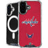 NHL Washington Capitals Distressed iPhone 16 Plus MagSafe Case