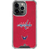 NHL Washington Capitals Distressed iPhone 16 Pro Clear Case