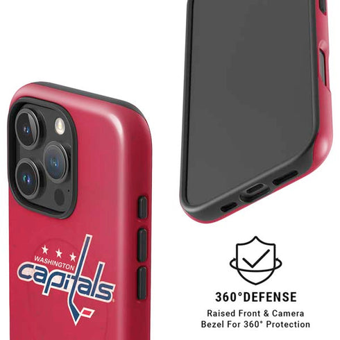 NHL Washington Capitals Distressed iPhone 16 Pro Max Magsafe Impact Case