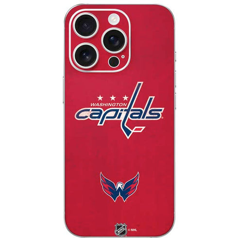 NHL Washington Capitals Distressed iPhone 16 Pro Skin