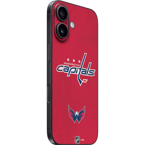 NHL Washington Capitals Distressed iPhone 16 Skin