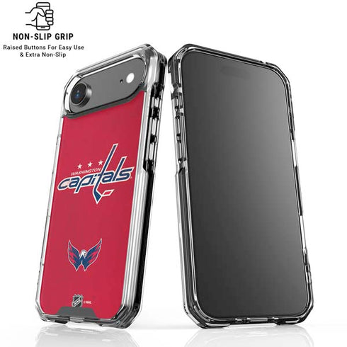 NHL Washington Capitals Distressed iPhone 17 Air Clear Case