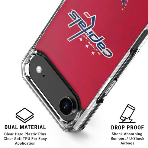 NHL Washington Capitals Distressed iPhone 17 Air MagSafe Case