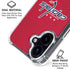 NHL Washington Capitals Distressed iPhone 17 Clear Case