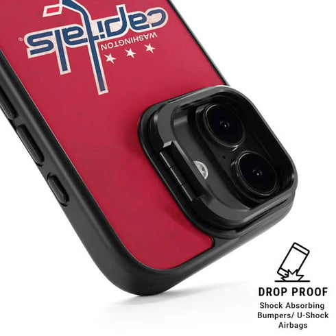 NHL Washington Capitals Distressed iPhone 17 Kickstand Case