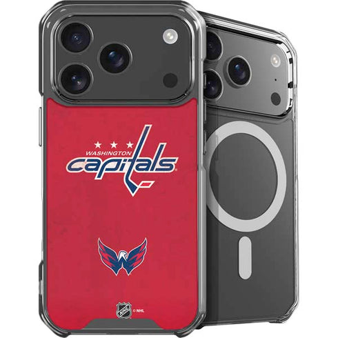 NHL Washington Capitals Distressed iPhone 17 Pro Max MagSafe Case