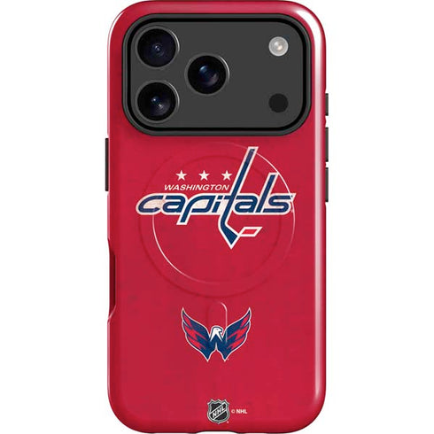 NHL Washington Capitals Distressed iPhone 17 Pro Max Magsafe Impact Case