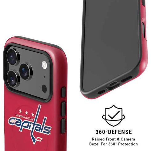 NHL Washington Capitals Distressed iPhone 17 Pro Max Magsafe Impact Case