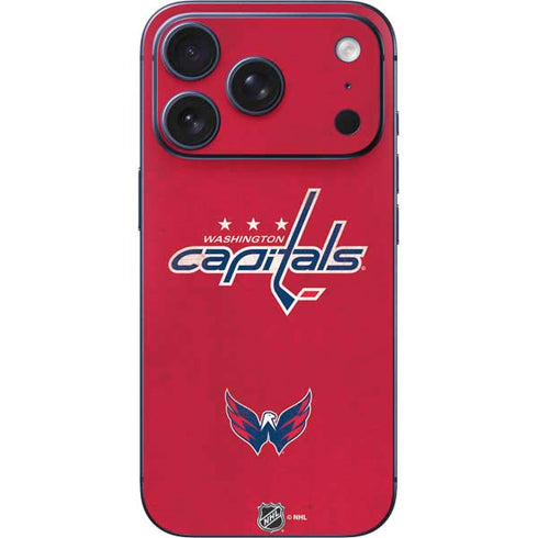 NHL Washington Capitals Distressed iPhone 17 Pro Skin