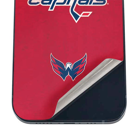 NHL Washington Capitals Distressed iPhone 17 Skin
