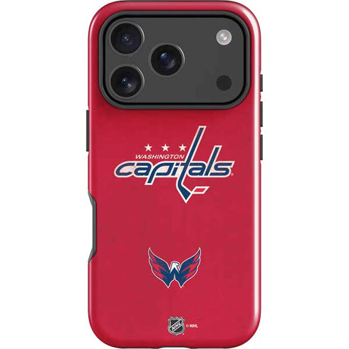 NHL Washington Capitals Distressed iPhone 18 Pro Impact Case