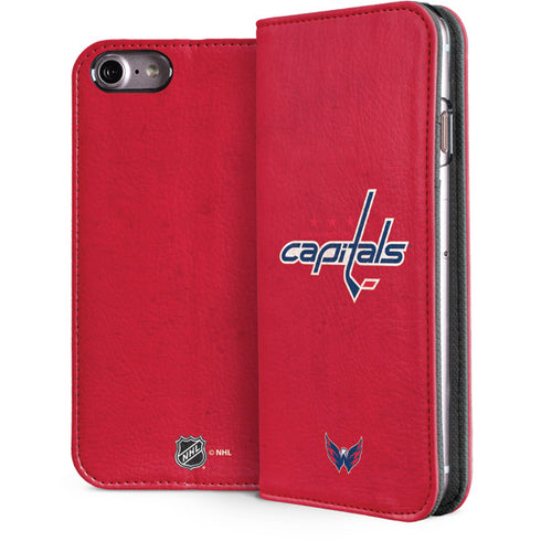 NHL Washington Capitals Distressed iPhone 8 Folio Case