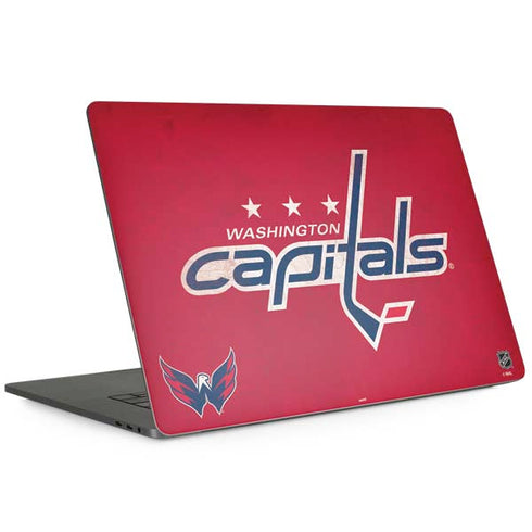 NHL Washington Capitals Distressed MacBook Skins