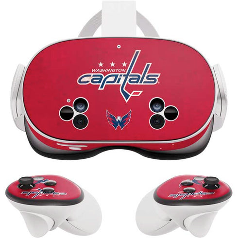 NHL Washington Capitals Distressed Meta Quest 3S Skin