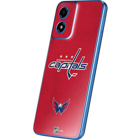 NHL Washington Capitals Distressed Moto G Play 4G (2024) Skin