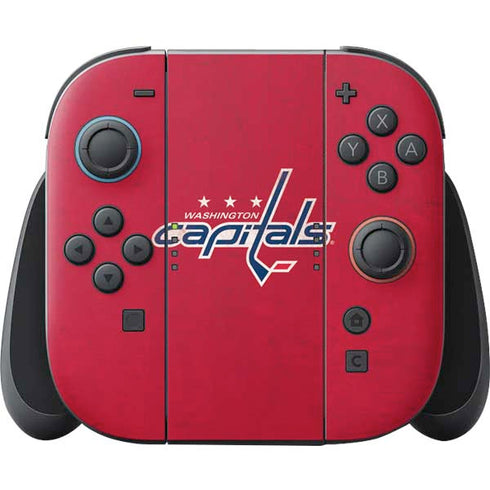 NHL Washington Capitals Distressed Nintendo Skins