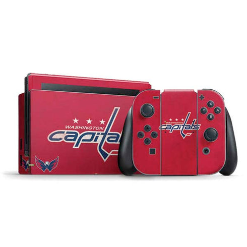 NHL Washington Capitals Distressed Nintendo Skins