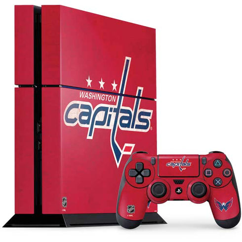 NHL Washington Capitals Distressed PlayStation PS4 Skins