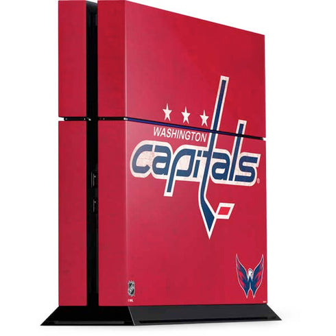 NHL Washington Capitals Distressed PlayStation PS4 Skins