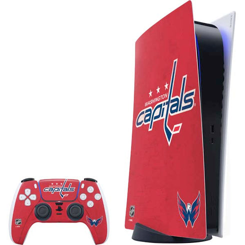 NHL Washington Capitals Distressed PlayStation PS5 Skins