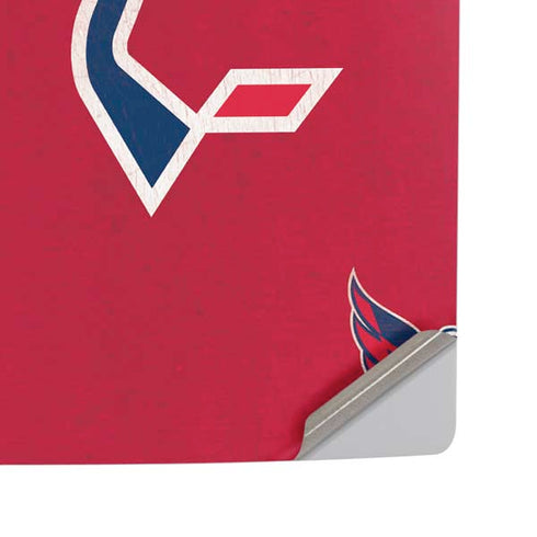 NHL Washington Capitals Distressed PS5 Pro Disk Console Skin