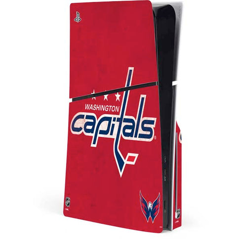 NHL Washington Capitals Distressed PlayStation PS5 Skins