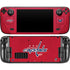 NHL Washington Capitals Distressed Steam Deck Handheld Gaming Computer OLED Skin