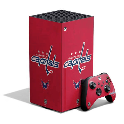 NHL Washington Capitals Distressed XBox Series X Digital Edition Bundle Skin