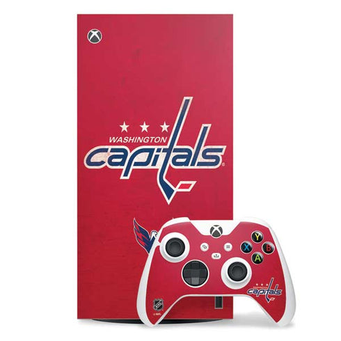 NHL Washington Capitals Distressed Xbox Series X Skins