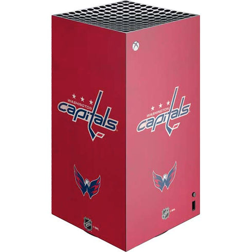 NHL Washington Capitals Distressed XBox Series X Digital Edition Console Skin