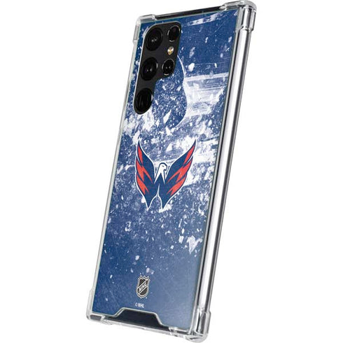 NHL Washington Capitals Frozen Galaxy S23 Ultra Clear Case