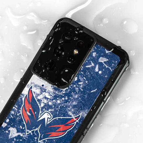 NHL Washington Capitals Frozen Galaxy S24 Ultra Waterproof Case