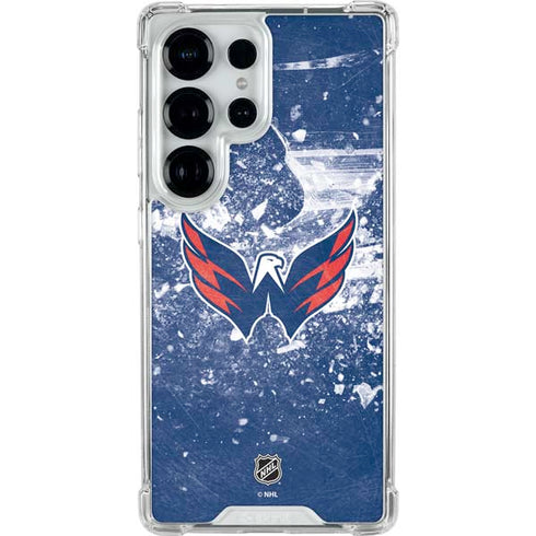 NHL Washington Capitals Frozen Galaxy S25 Ultra Clear Case