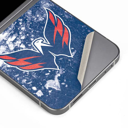 NHL Washington Capitals Frozen Galaxy Z Flip6 Skin