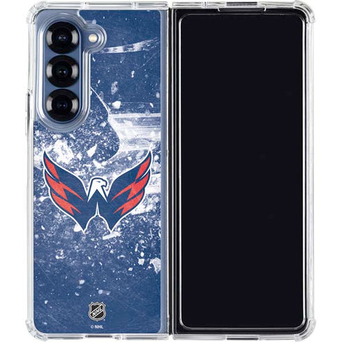 NHL Washington Capitals Frozen Galaxy Z Fold6 Clear Case