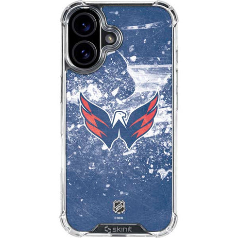 NHL Washington Capitals Frozen iPhone 16 Plus Clear Case