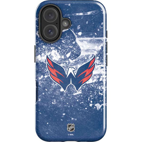 NHL Washington Capitals Frozen iPhone 16 Plus Impact Case