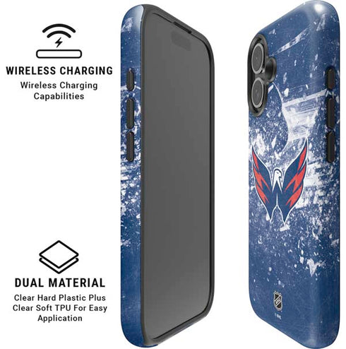 NHL Washington Capitals Frozen iPhone 16 Plus Magsafe Impact Case