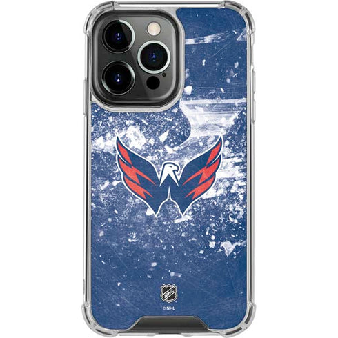 NHL Washington Capitals Frozen iPhone 16 Pro Max Clear Case