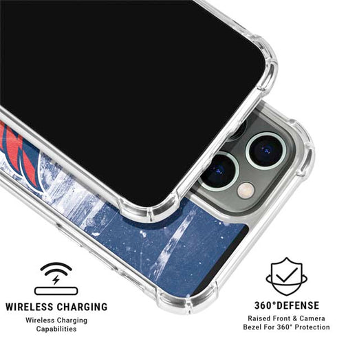 NHL Washington Capitals Frozen iPhone 16 Pro Max Clear Case