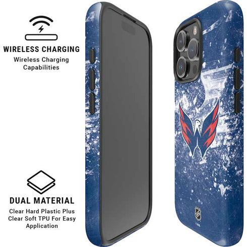 NHL Washington Capitals Frozen iPhone 16 Pro Max Magsafe Impact Case