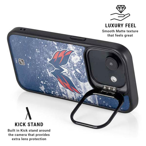 NHL Washington Capitals Frozen iPhone 16e Kickstand Case