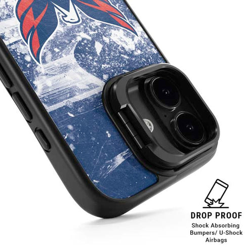 NHL Washington Capitals Frozen iPhone 17 Kickstand Case