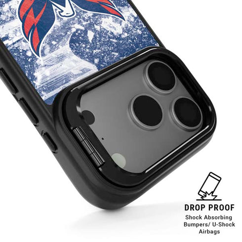 NHL Washington Capitals Frozen iPhone 17 Pro Kickstand Case